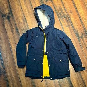 Boys Lands End Squall Fleece Lined Insulated Jacket - size 5/6